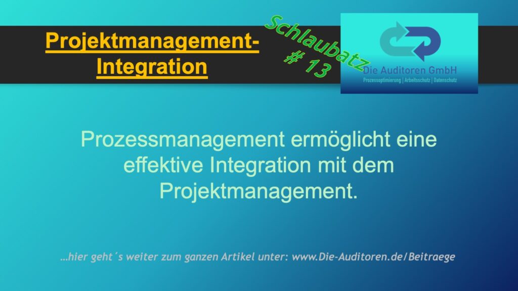 Projektmanagement-Integration