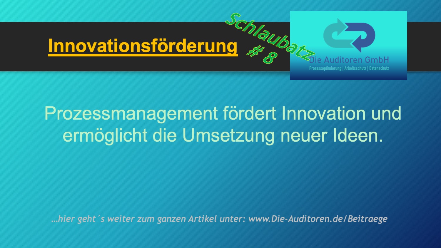 Innovationsförderung